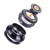ZTTO Bike Headset, MTB 44mm ZS44 EC44 CNC 1 1/8"-1 1/2" Straight Tube Frame to Tapered Tube Fork 1.5 Adapter Headset