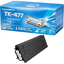 BIVOL TK-477 Toner Cartridge Compatible for Kyocera FS-6525MFP FS-6530MFP TASKalfa 255 305 Printers, with Chip, High Yield 15000 Pages 1 Pack Black