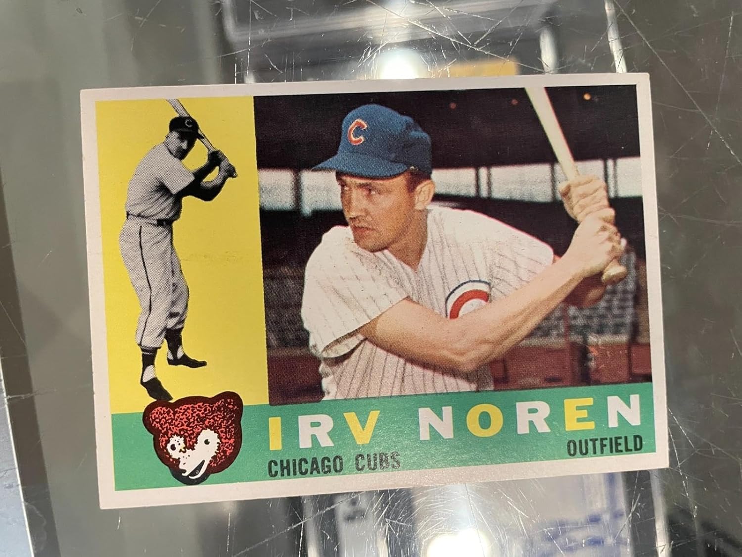 1960 Topps #433 Irv Noren Chicago Cubs Baseball Card Nm - Slabbed Baseball Cards