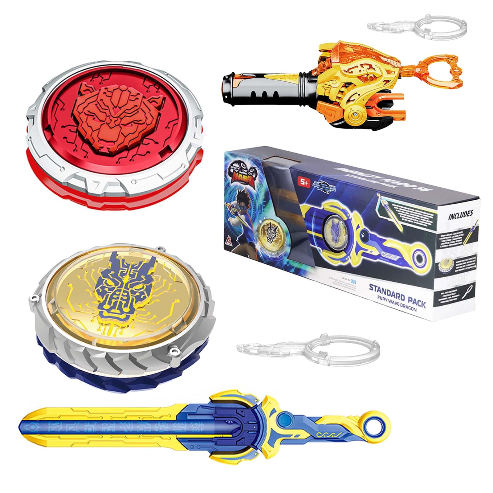 Amazon.com: INFINITY NADO Battling Toys 2 PCS, Battle Set with