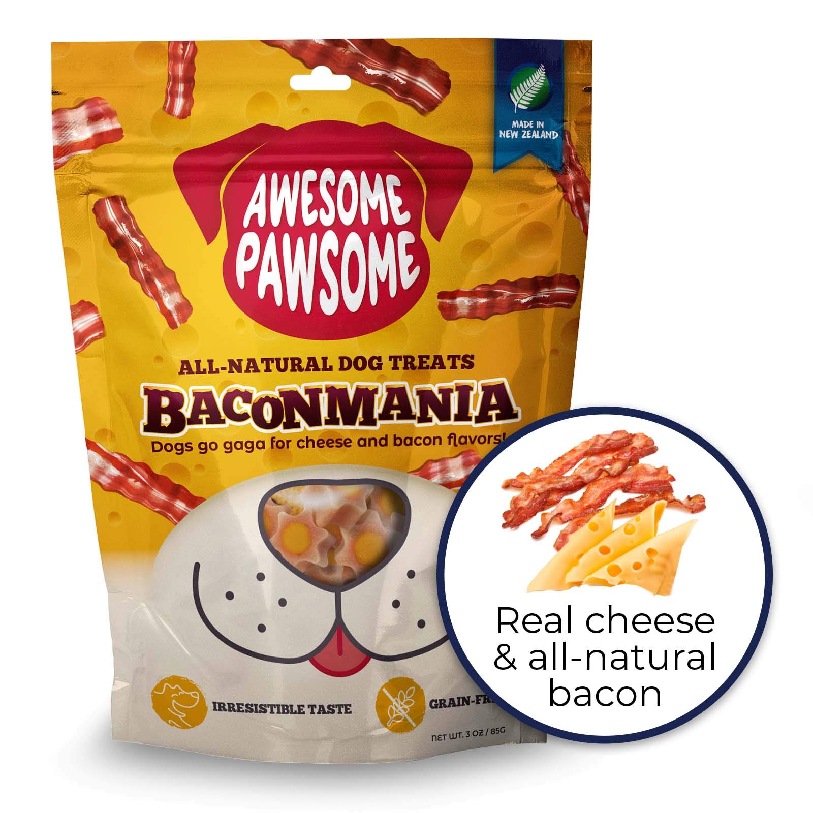 Awesome Pawsome All Life Stages Wafer Baconmania,Organic, Grain Free, Natural Treat For Dogs,85Gm (B07X2ST1WD) Amazon Price History, Amazon Price Tracker