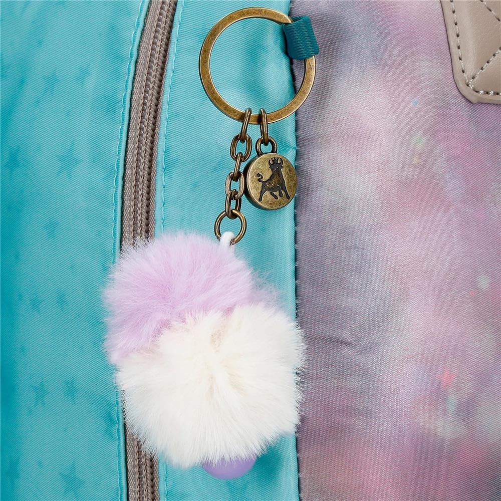 Gorjuss Santoro A whispered key, mochila casual, fabricada en Nylon, bolsillo frontal. De Joumma Bags