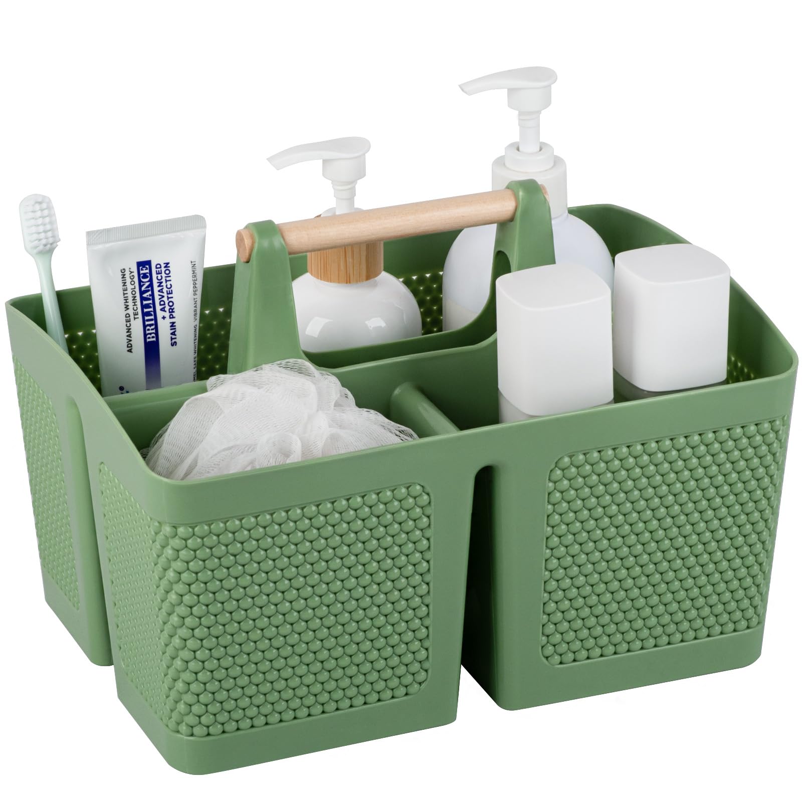 rejomiik Portable Shower Caddy Basket Plastic Cleaning Caddy - bathroom accessories | Mubboo
