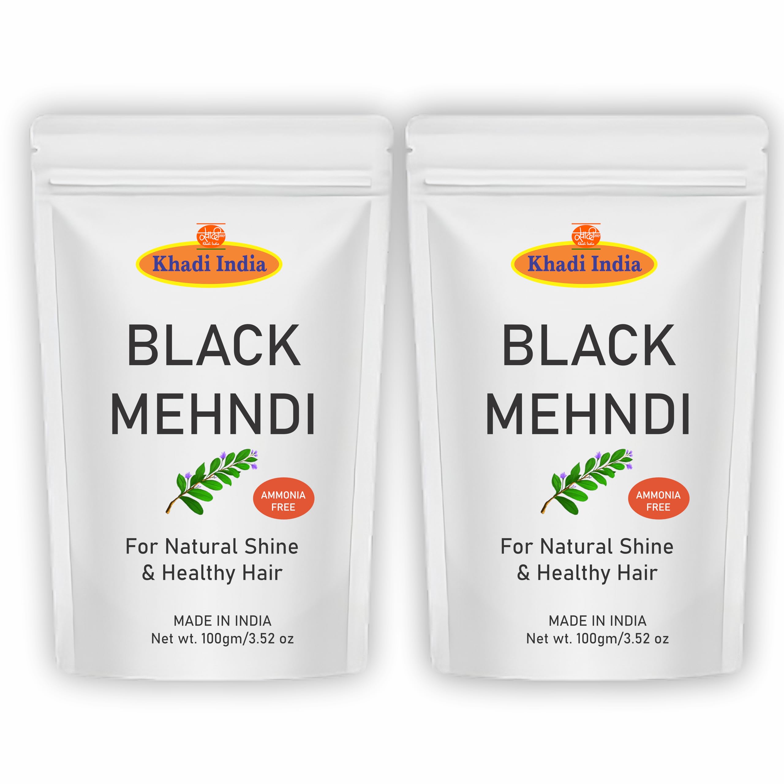 generic Khadi 100% Pure & Herbal Gramodaya Natural Black Mehndi for Hair with Neem leaf powder, Long-lasting Colour 200gm-picture-13