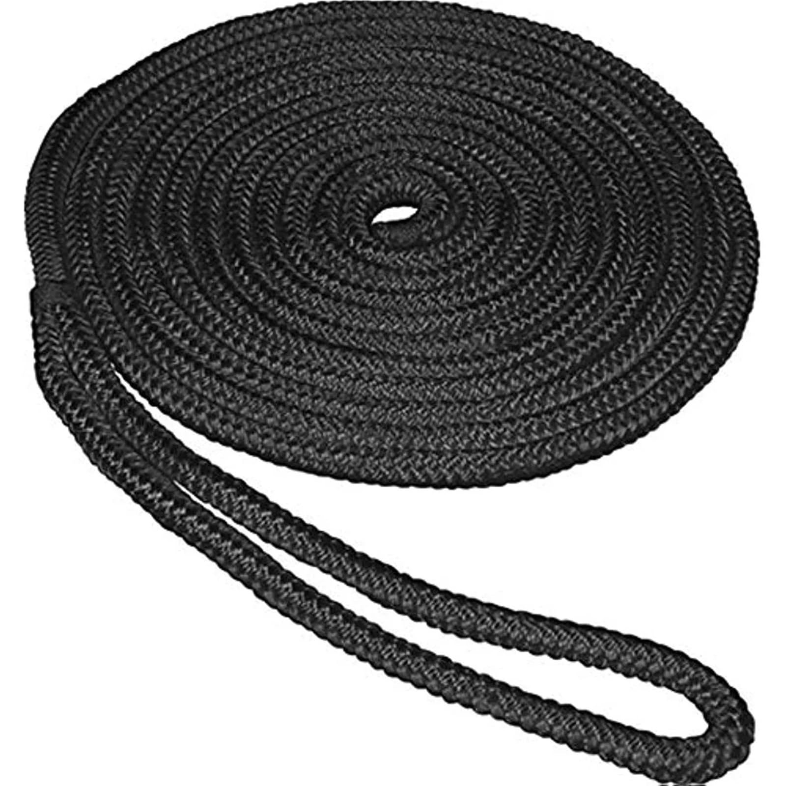 Amarres pour Bateaux Lot de 2 ou 4 Cordes d'amarrage Doubles tressées for Bateau, 3/8 1/2, Attaches for, Ligne Quai, Corde d'ancrage for à œillet 12 Pouces