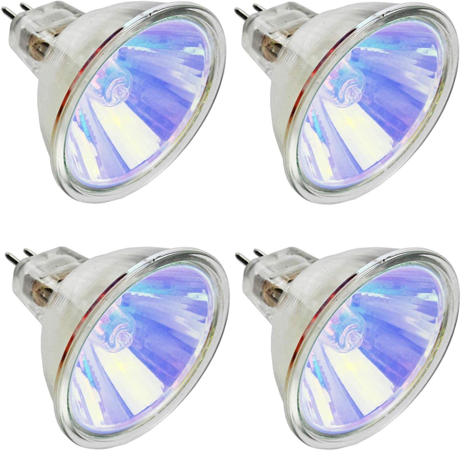 SPARES2GO MR16 Type Light Bulbs for Dimplex OptiMyst Xenon Amber Lamp
