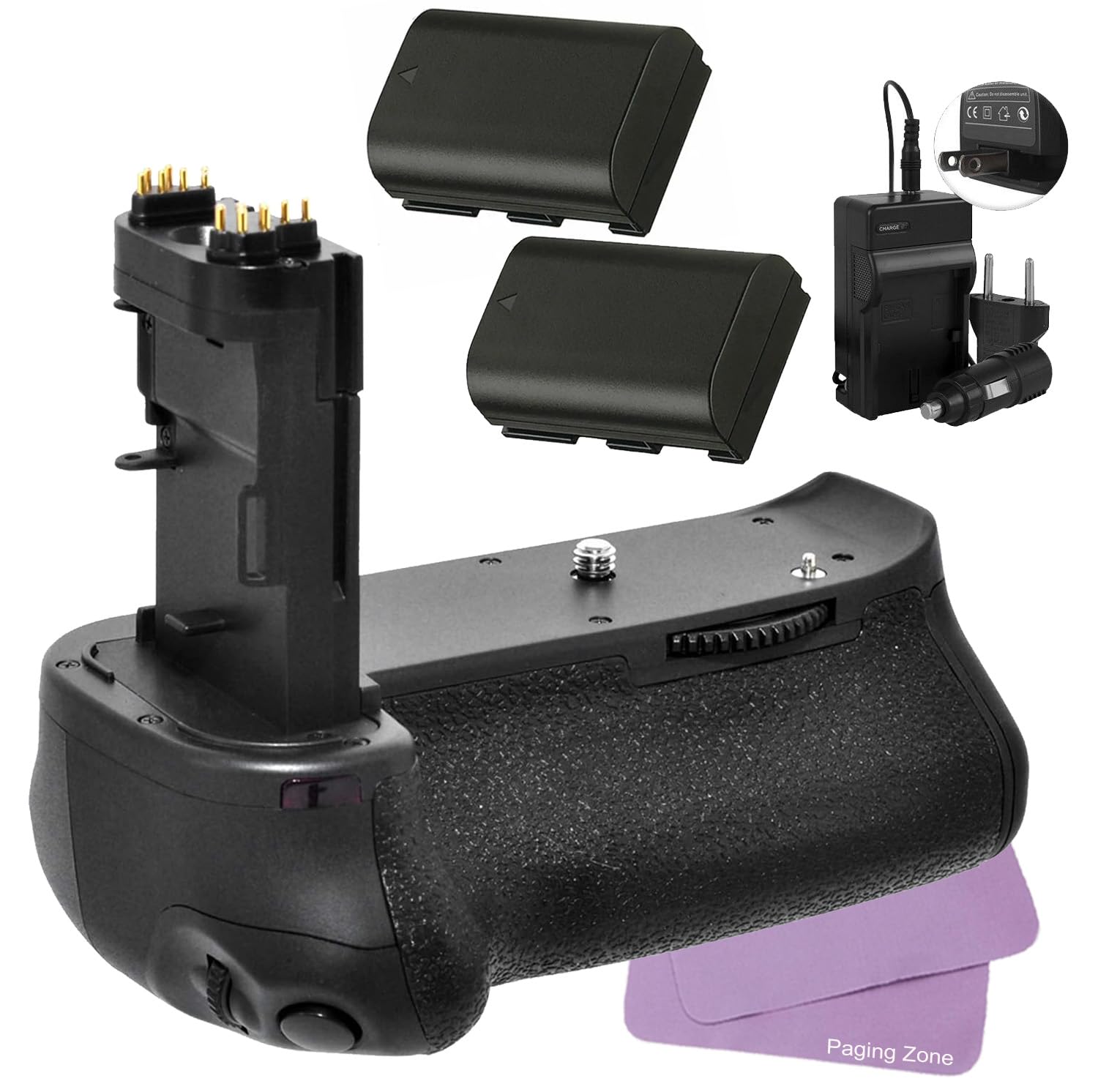 Amazon.com : Paging Zone Battery Grip Bundle for Canon 90D, 80D
