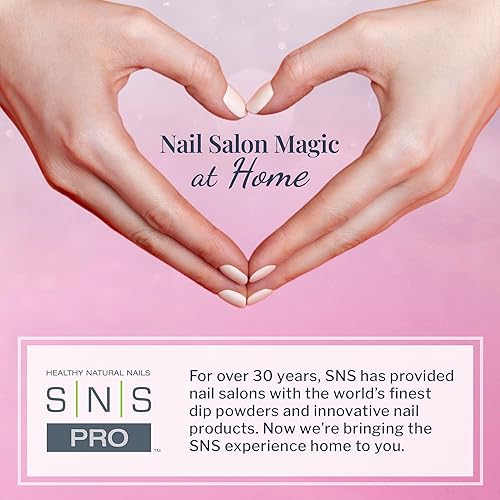 Miniatura 6 de SNS - Combinación de esmalte de uñas de gel UV y esmalte de uñas, Enchanted Evening - Heart Skips A Beat (azul) - Color de uñas de larga duración,