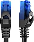 KabelDirekt – 20m – Ethernet, patch & network cable (transfers gigabit internet speed, ideal for 1Gbps networks/LANs, routers, modems, switches, RJ45 plug (blue), black)