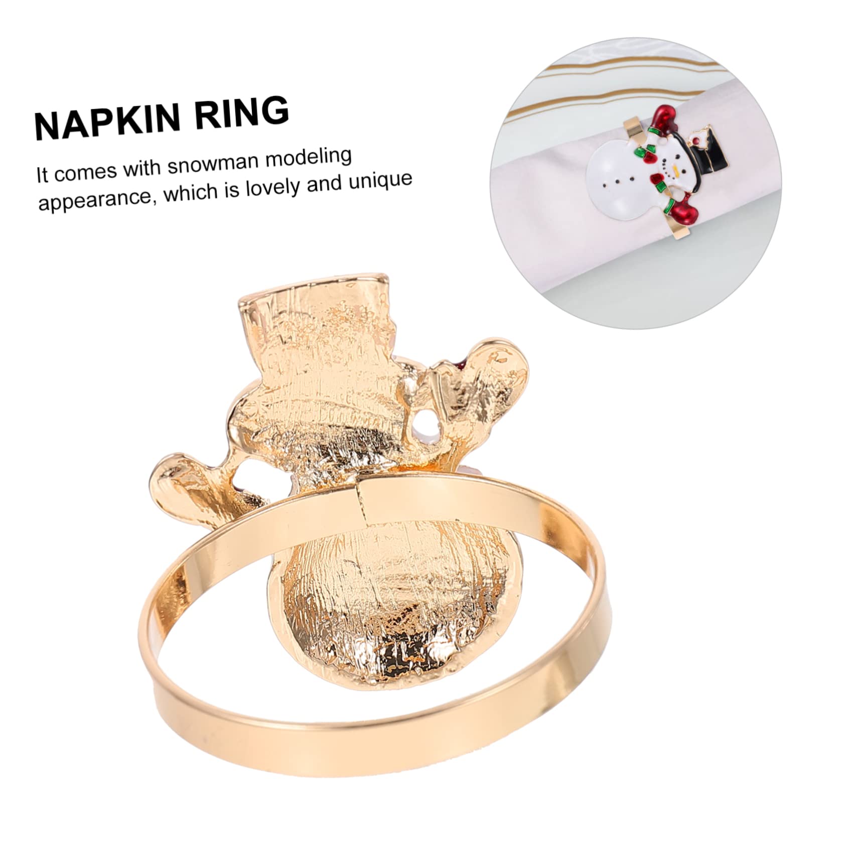 TOPBATHY 12stücke Weihnachts Serviettenringe Dekorative Tischaccessoires Für Festlichkeiten Einzigartiges Design Für Familienfeiern Und