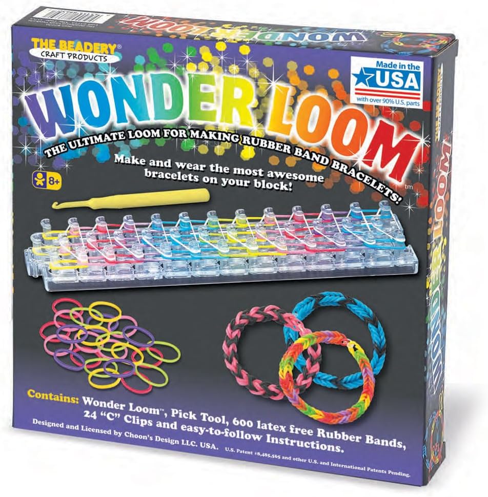 The Beadery Wonder Loom: The Ultimate Loom For Making Rubber Band Bracelets