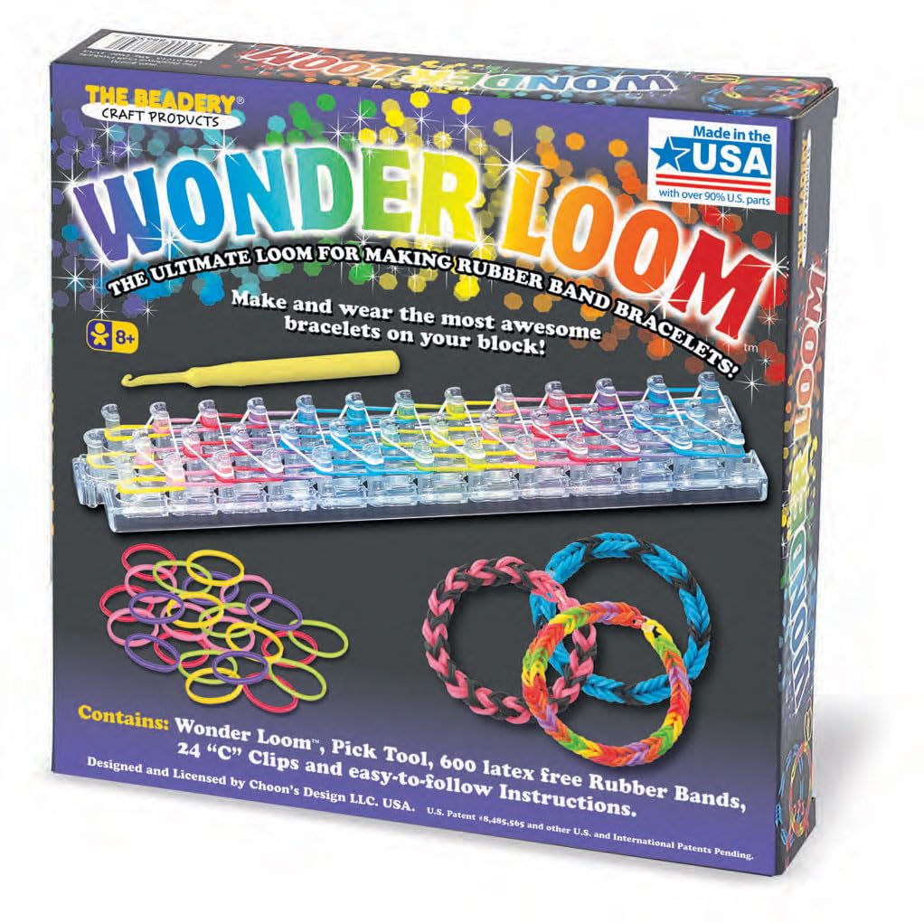 The Beadery Wonder Loom: The Ultimate Loom For Making Rubber Band Bracelets