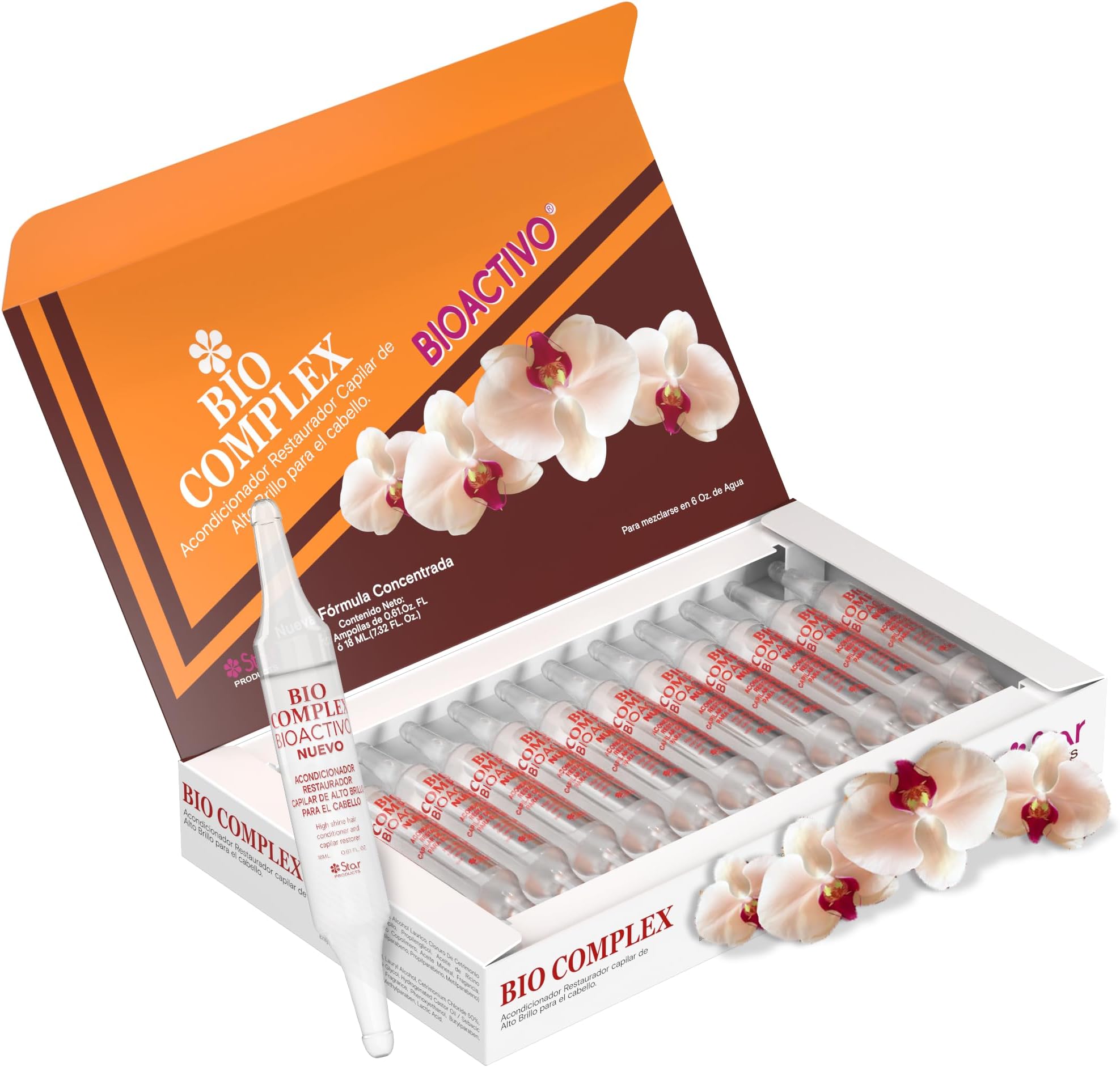 Bio Complex Bioactivo High Shine Hair Conditioner 12 Pack – 0.61 oz Each, Intense Nourishment & Glossy Shine Treatment for All Hair Types