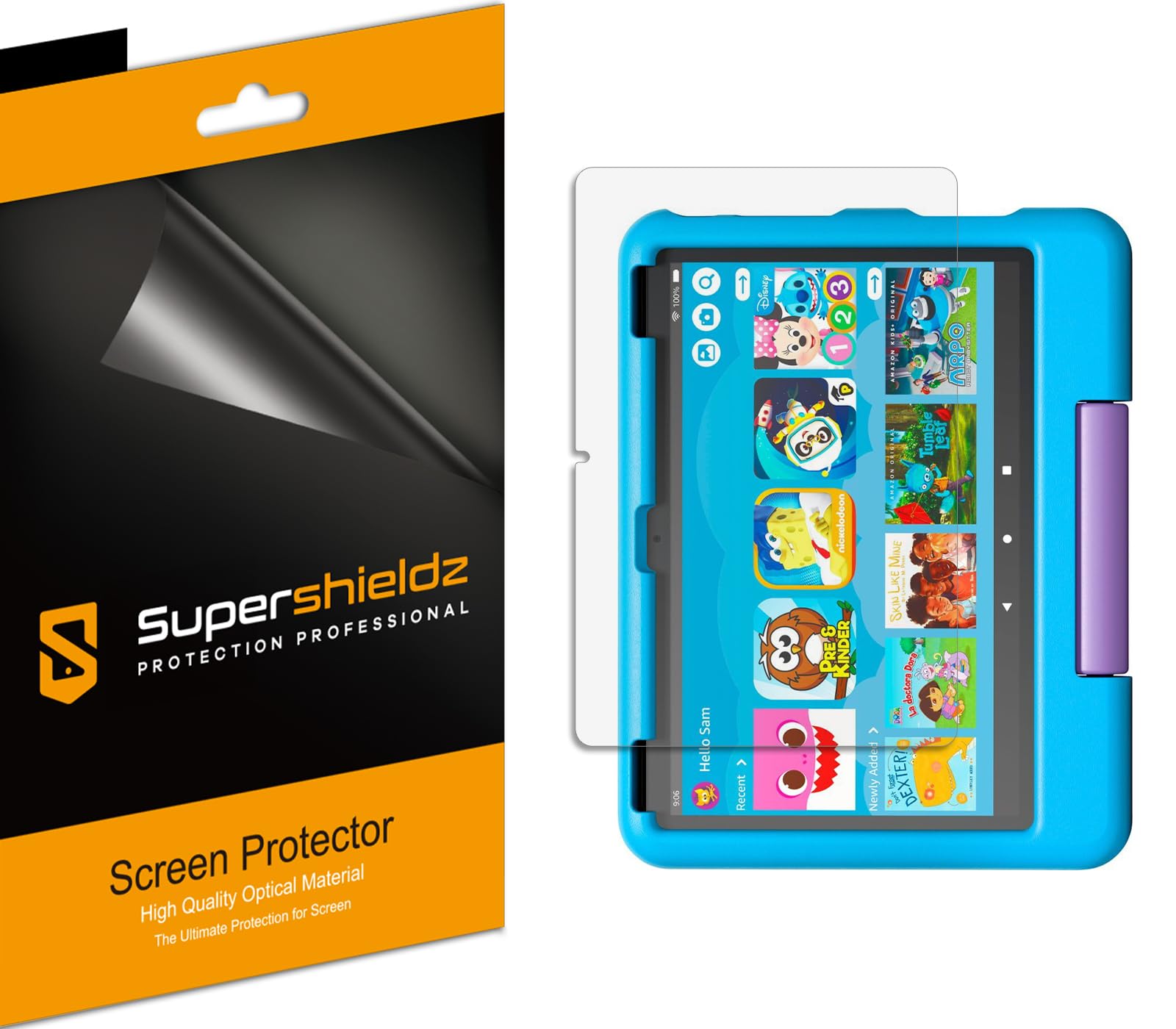 Supershieldz (3 Pack) Designed for Fire HD 10 Kids and Fire HD 10 Kids Pro Tablet 10.1 inch (11th/13th Generation, 2021/2023 Release) Screen Protector, High Definition Clear Shield (PET)