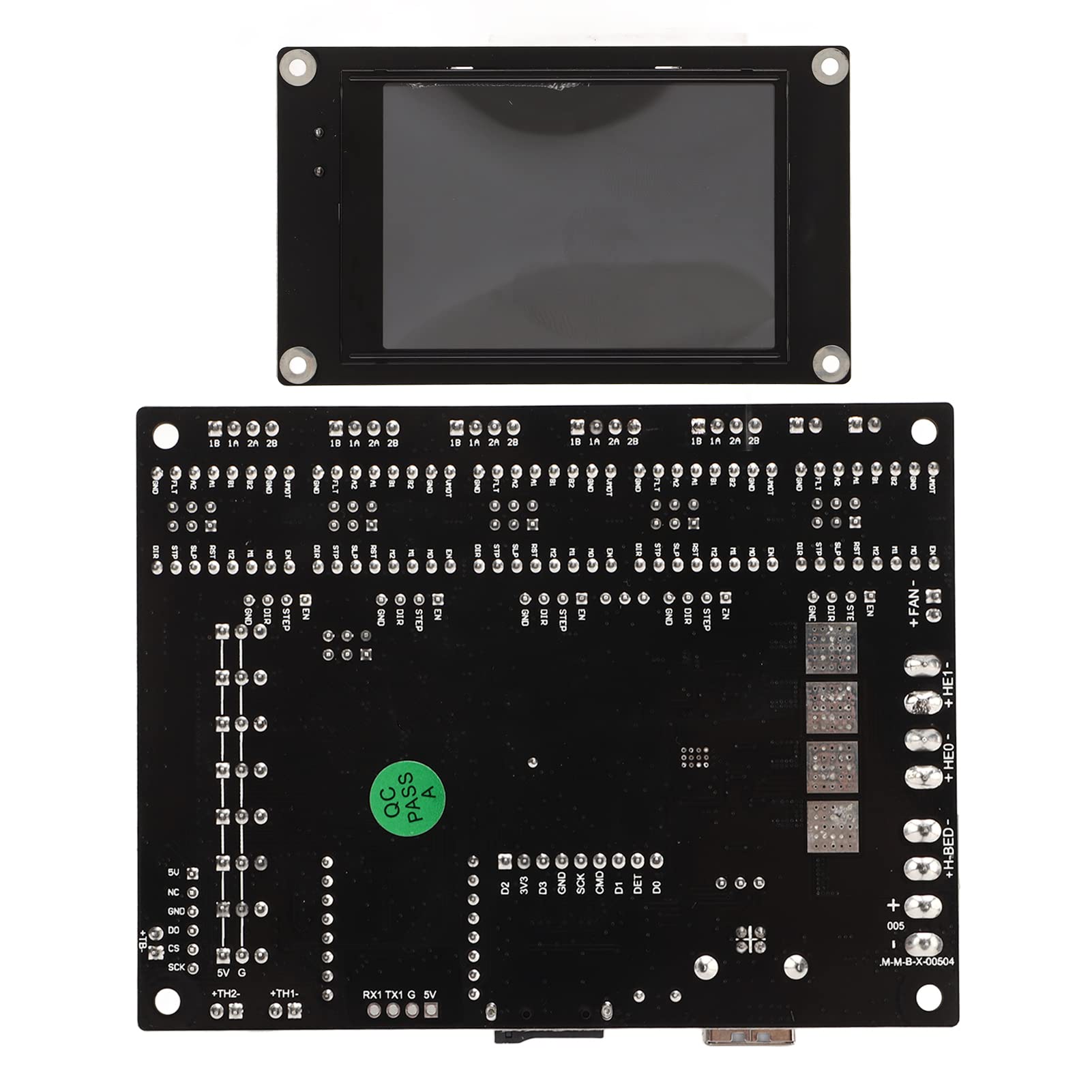3D-Drucker-Steuerplatinen-Kit, Integrierter Mainboard-Controller mit 32-Bit-ARM-Chip für Ender-Serie, Ferndruck und Anpassbare Tasten, 12-V-24-V-Eingang für Industrielles 3D (Modell mit