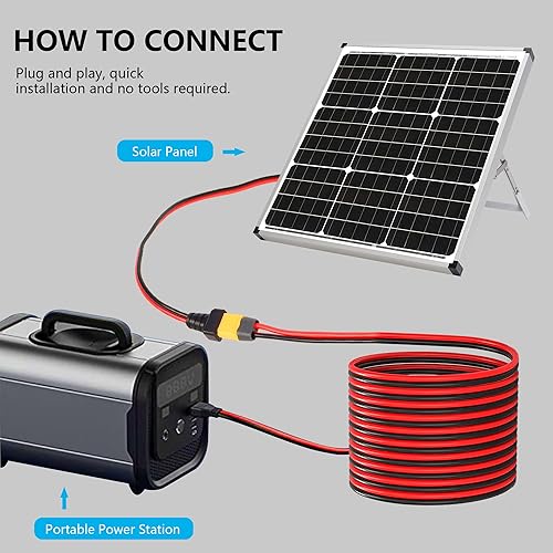 Miniatura 4 de SinLoon Encendedor de cigarrillos de automóvil hembra a macho XT60, cable de encendedor de cigarrillos de 14 AWG, para inflador de neumáticos de