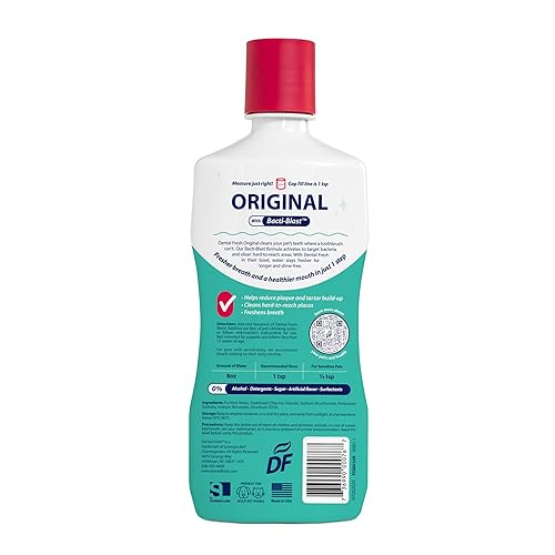 Miniatura 8 de Dental Fresh Aditivo de agua original para perros y gatos, 17 onzas líquidas, cuidado diario de dientes y aliento