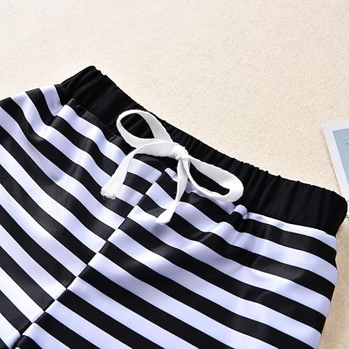 Miniatura 4 de HIHA Traje de baño para bebé, niño, diseño de dibujos animados, pantalones cortos de playa hawaianos