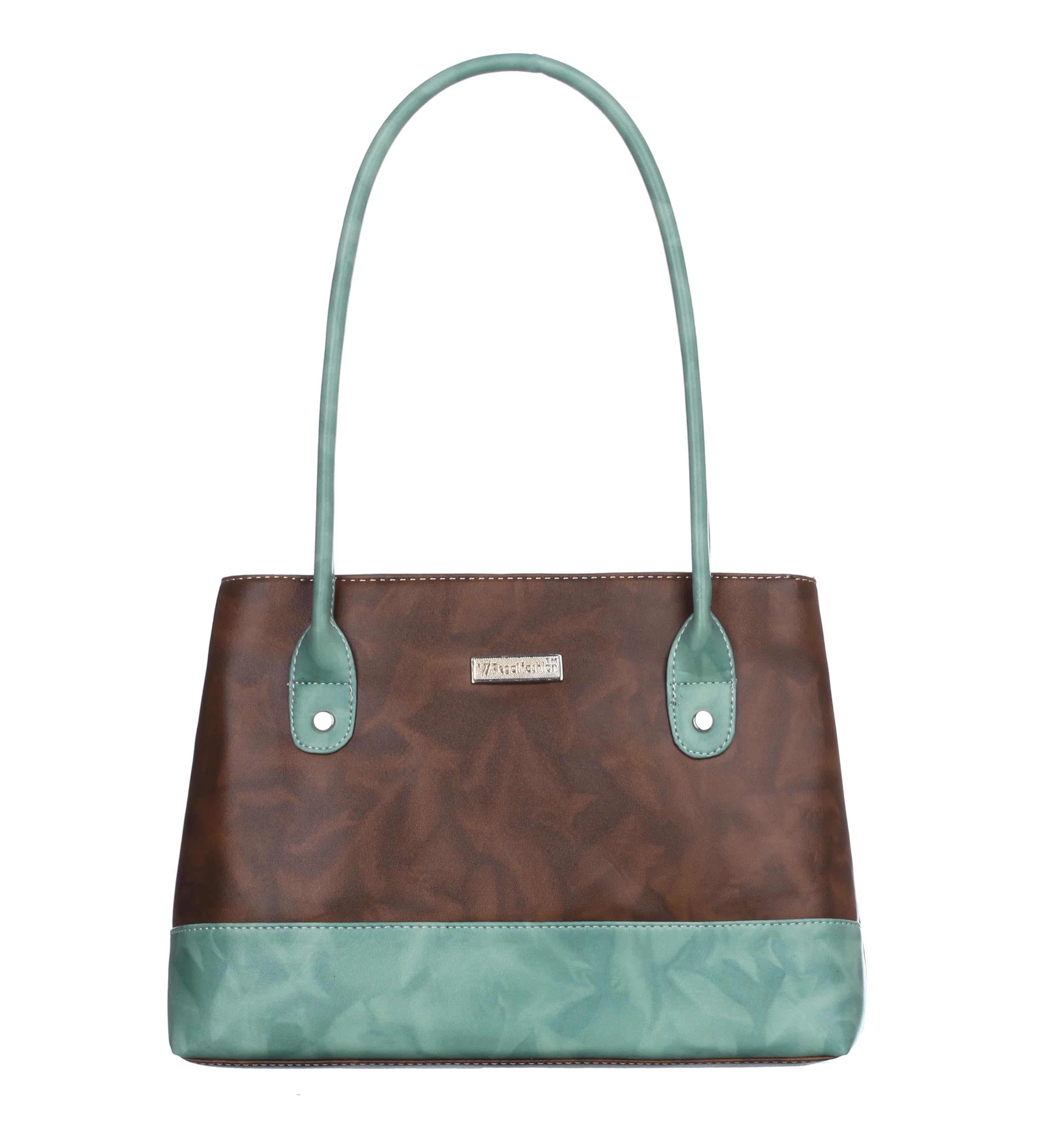 VI Regal fashion Faux Leather Women Tote Bag Handbag Shoulder Bag (Brown Green) (B0DCBZ147P) Amazon Price History, Amazon Price Tracker