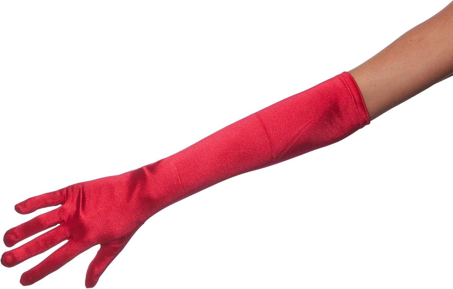 Very Long Satin Gloves in 38 Assorted Colors Assorted Glove Colors