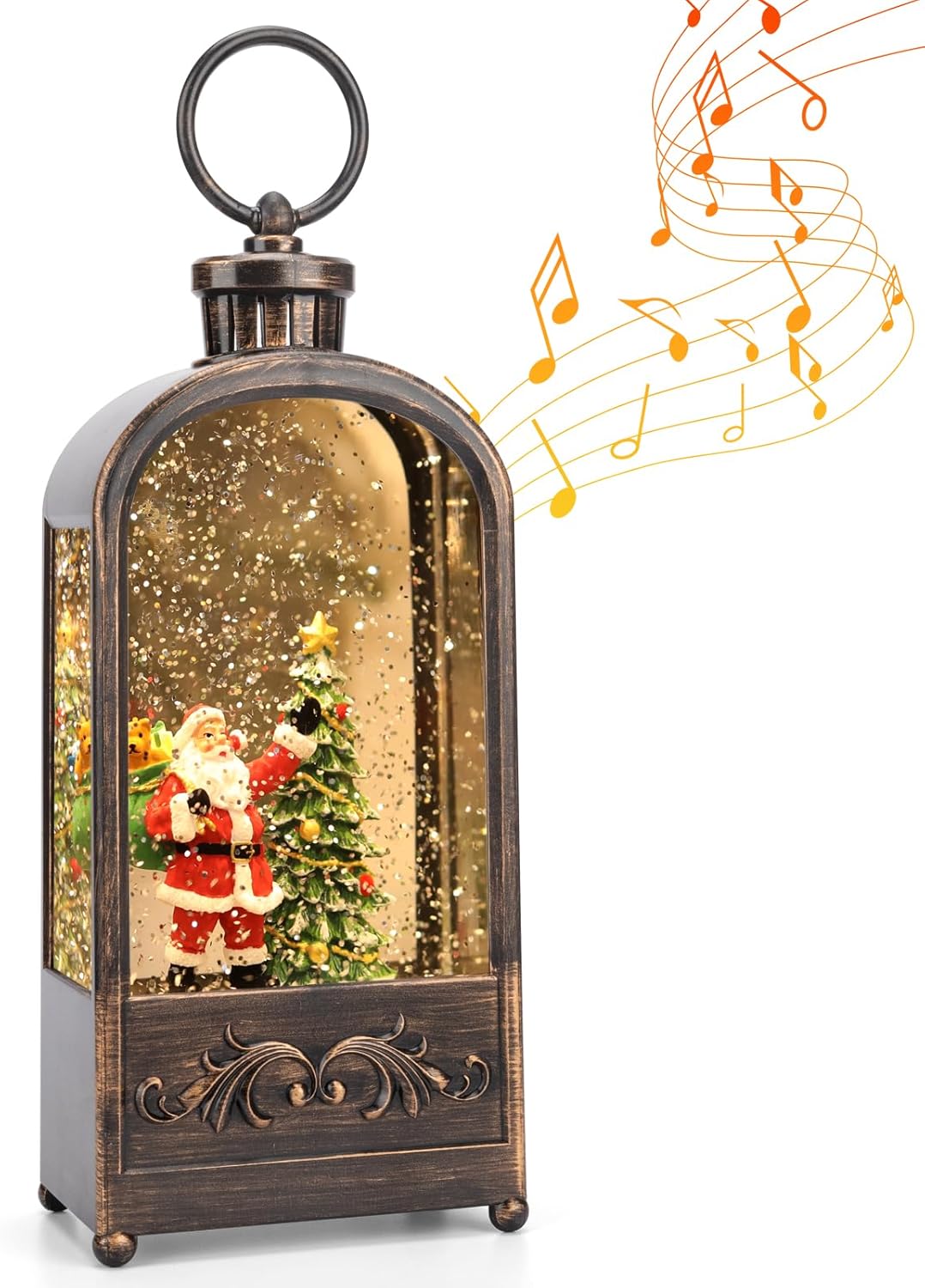 Santa Claus Snow Globe Christmas Decorations Lantern