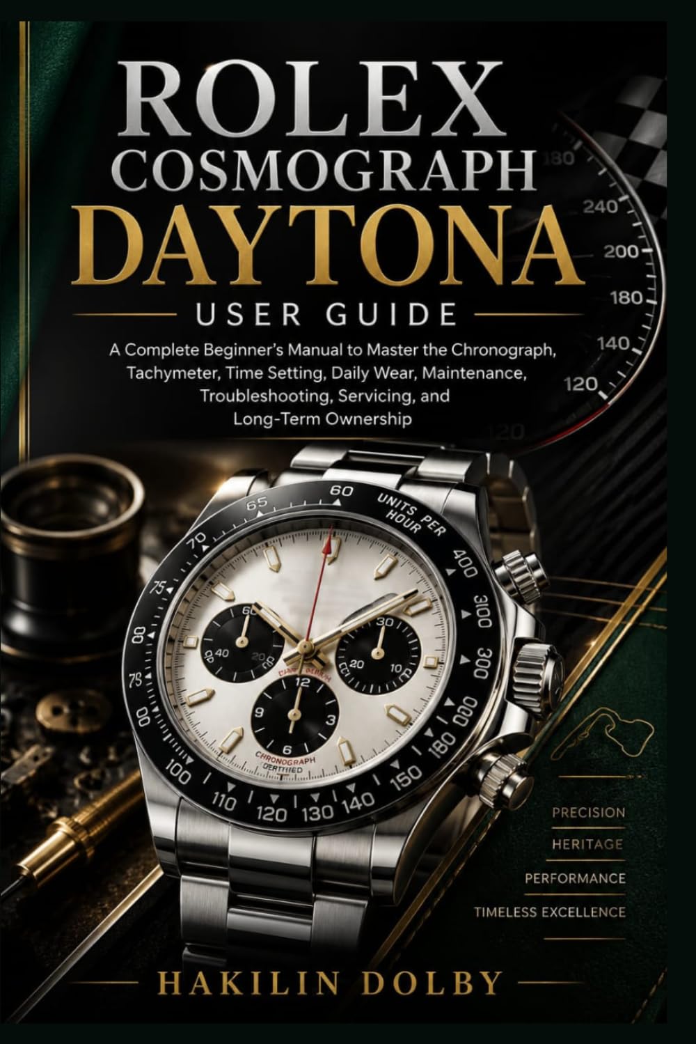 Rolex Cosmograph Daytona User Guide: A Complete Beginner's Manual to Master the Chronograph, Tachymeter, Time Setting, Daily Wear, Maintenance, Troubleshooting, Servicing, and Long-Term Ownership