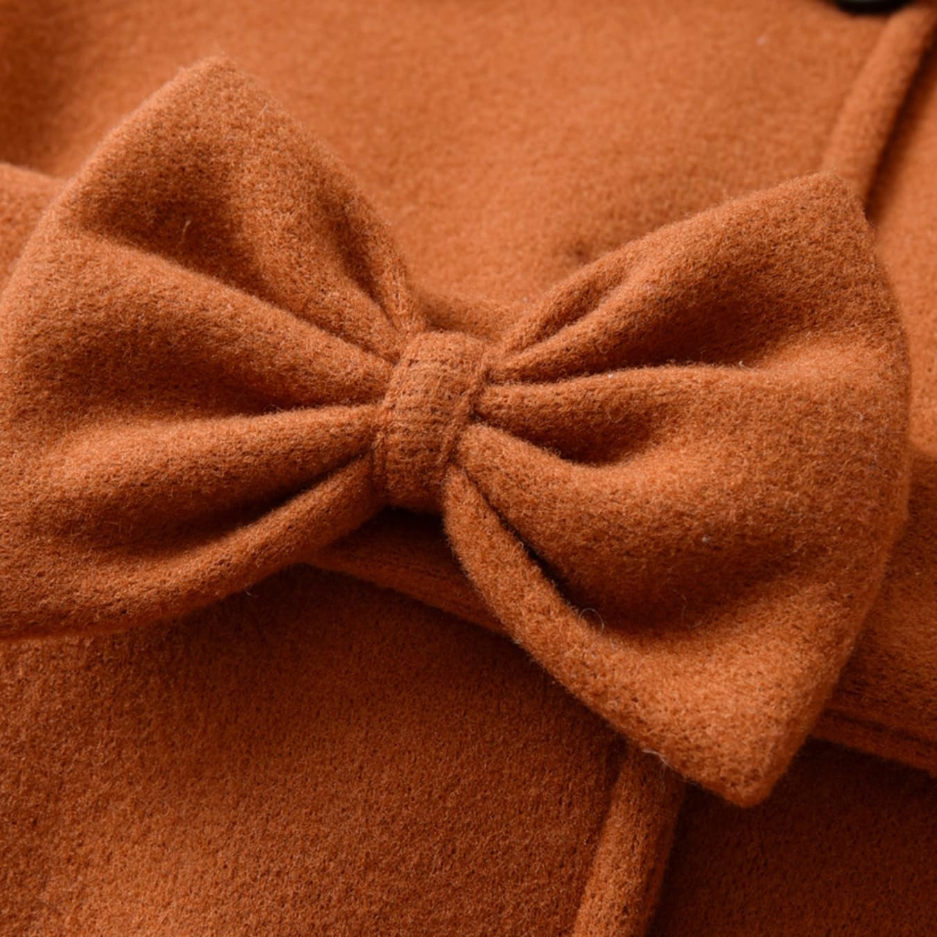 Toddler Baby Girl Clothes Jacket Coat Long Sleeve Solid Color Buttons Dress Coat Fall Winter Outfit - Image 7