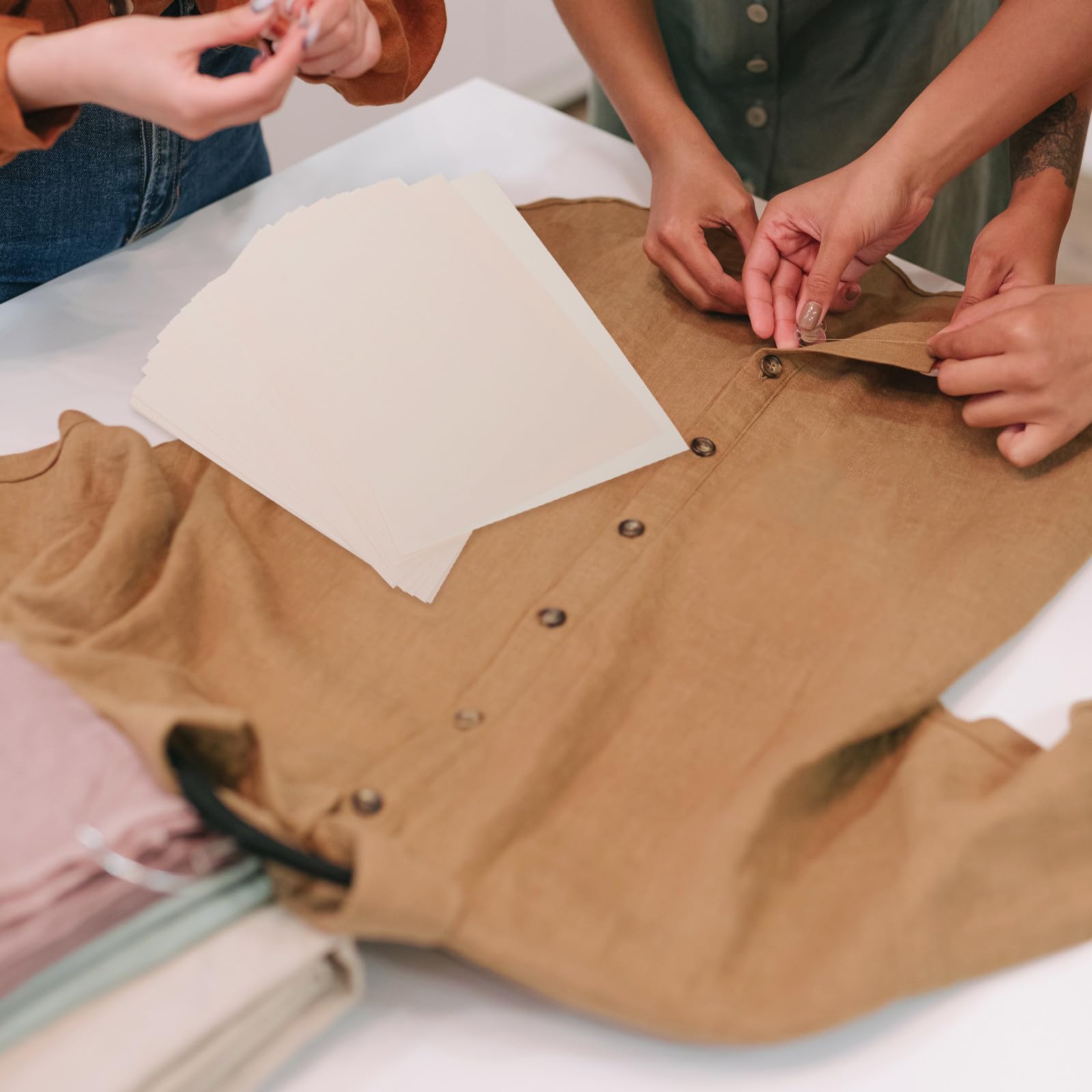 100 Stück Sublimationspapier Transferpapier für T Shirts Weißes Glattes Hitzeübertragungs Papier für Textildruck und DIY Projekte