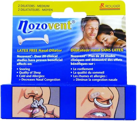 Nozovent Nasal Dilator 2 Pack Amazon.ca Health & Personal Care