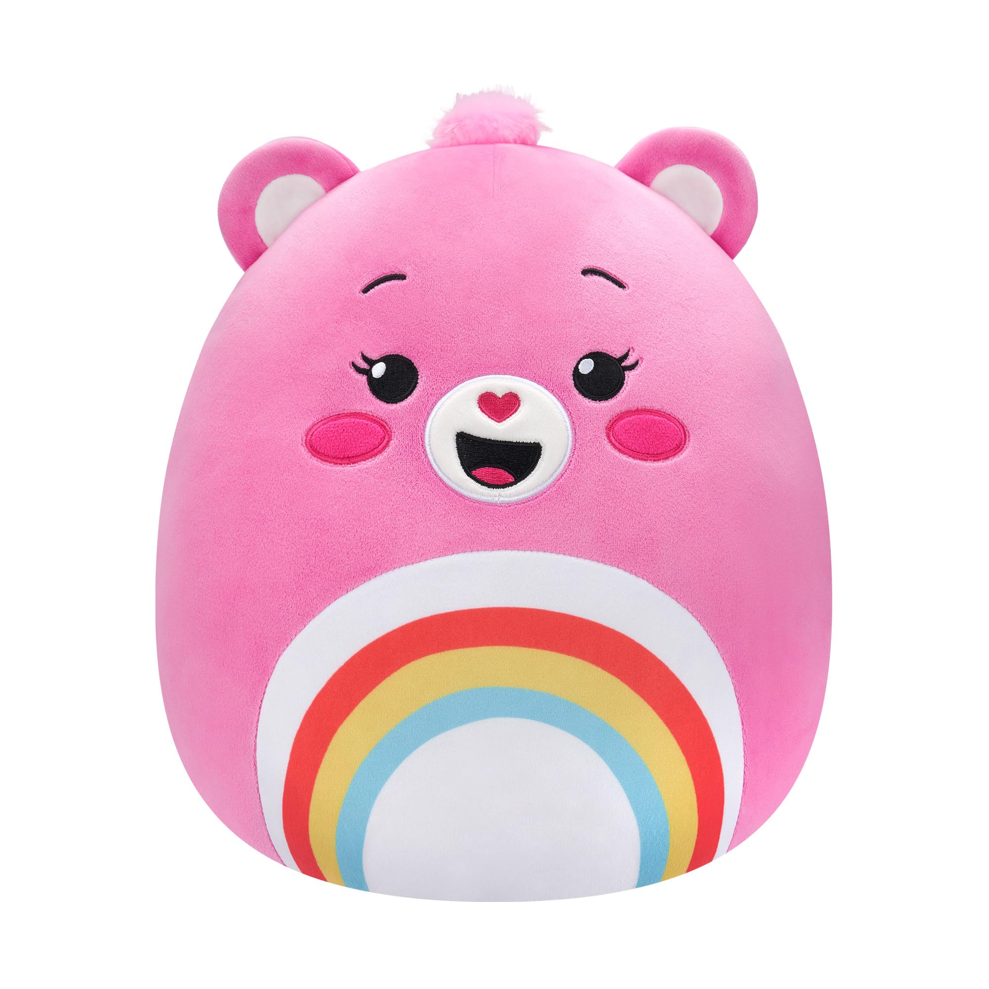Squishmallows Care Bears | Cheer Bear 12inch Plush | Collectable Cute Plush Toy, Cuddly Toys for Children, Soft Toys, Cute Teddies Suitable for Girls and Boys Ages 3