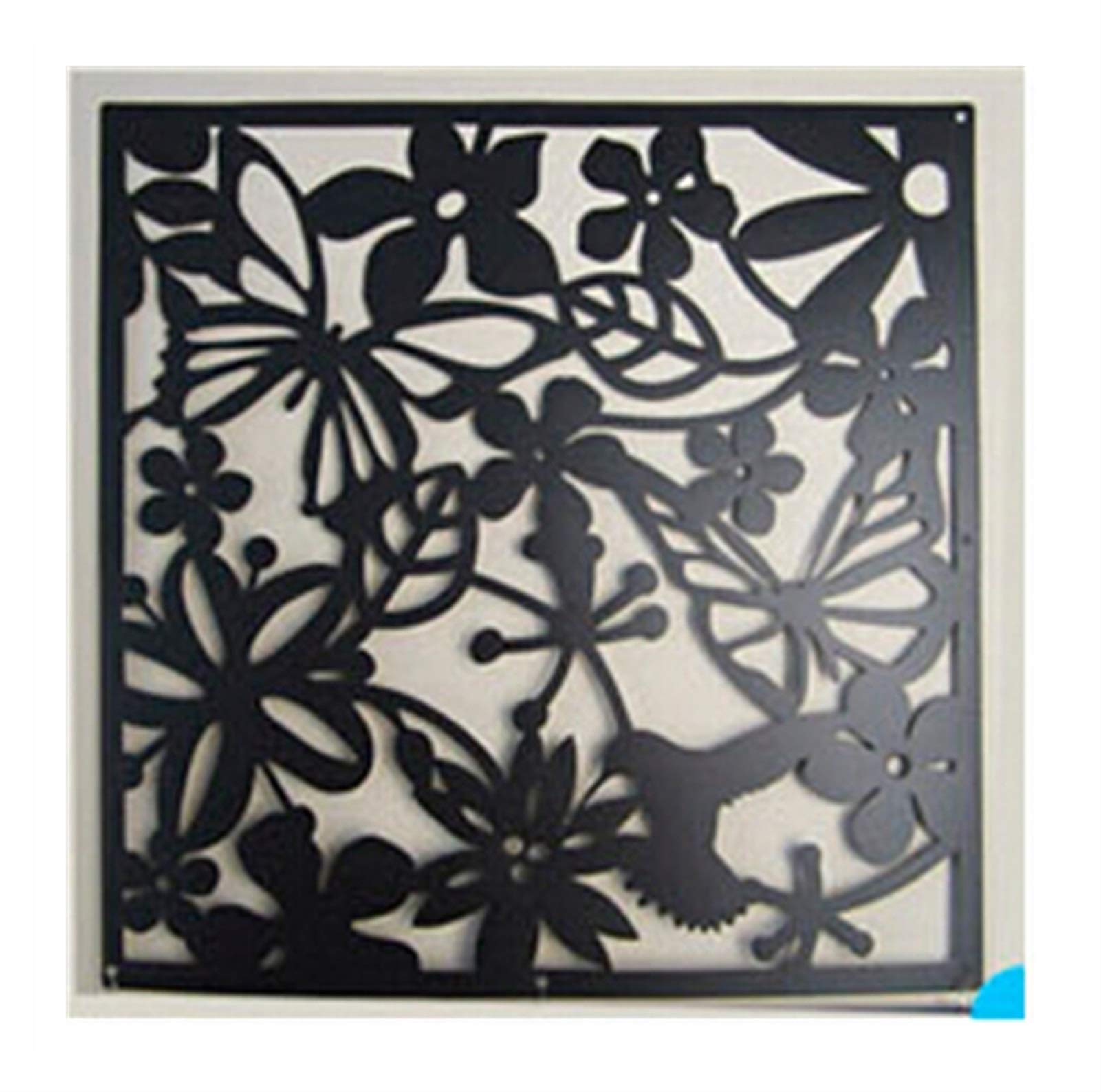 Hanging Room Divider,Screen Hanging Panel 12PCS Room Divider Room Partition Wall Room Dividers Partitions Wall Stickers Room Dividers Partitions Folding Screen (Color : Black Flower, Size : 40x40cm