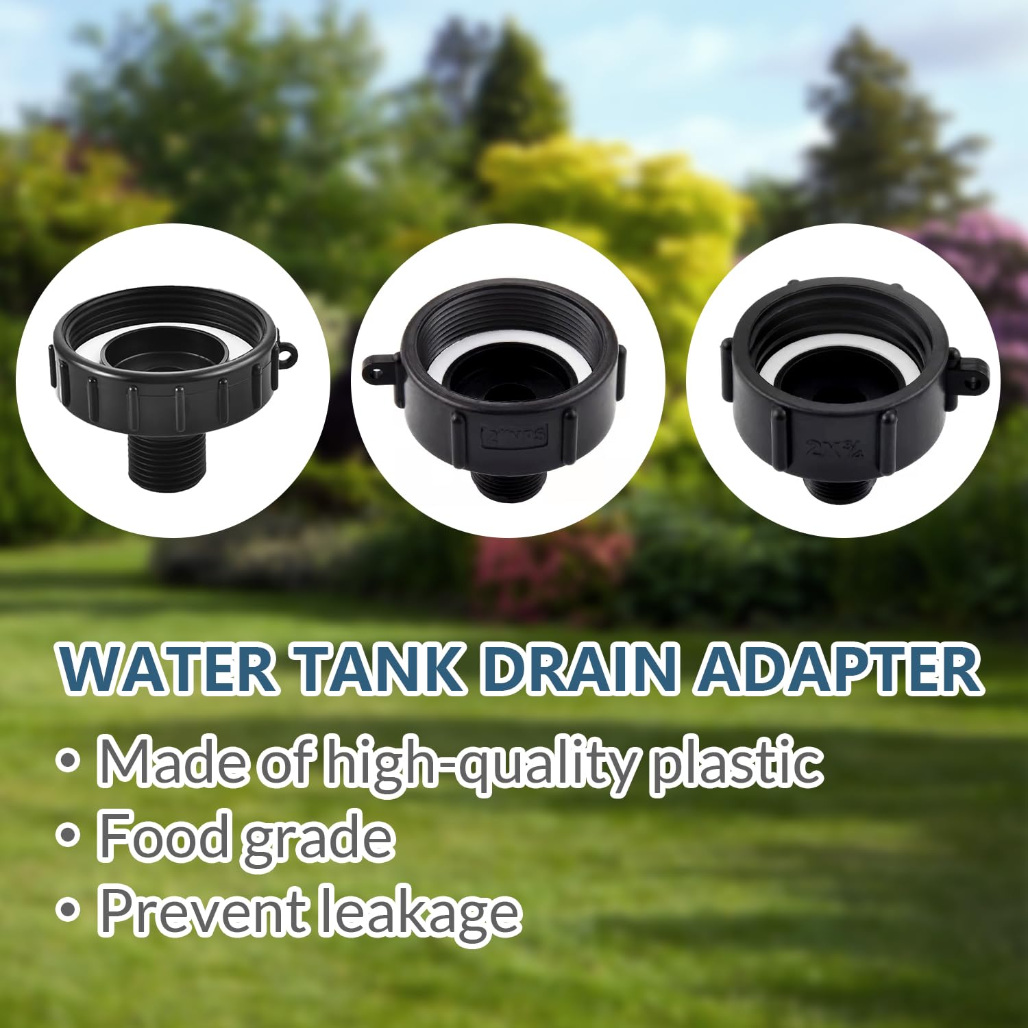 Adattatore Serbatoio Acqua IBC 275-330L - Raccordo Impermeabile G3/4 - Rubinetto in Ottone per Tubo da Giardino/Irrigazione | Leroy Merlin