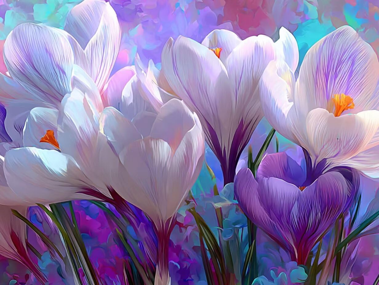 Puzzle de 6000 para Adultos, Las Flores Son Hermosas, Clásicos YHPGL7-391