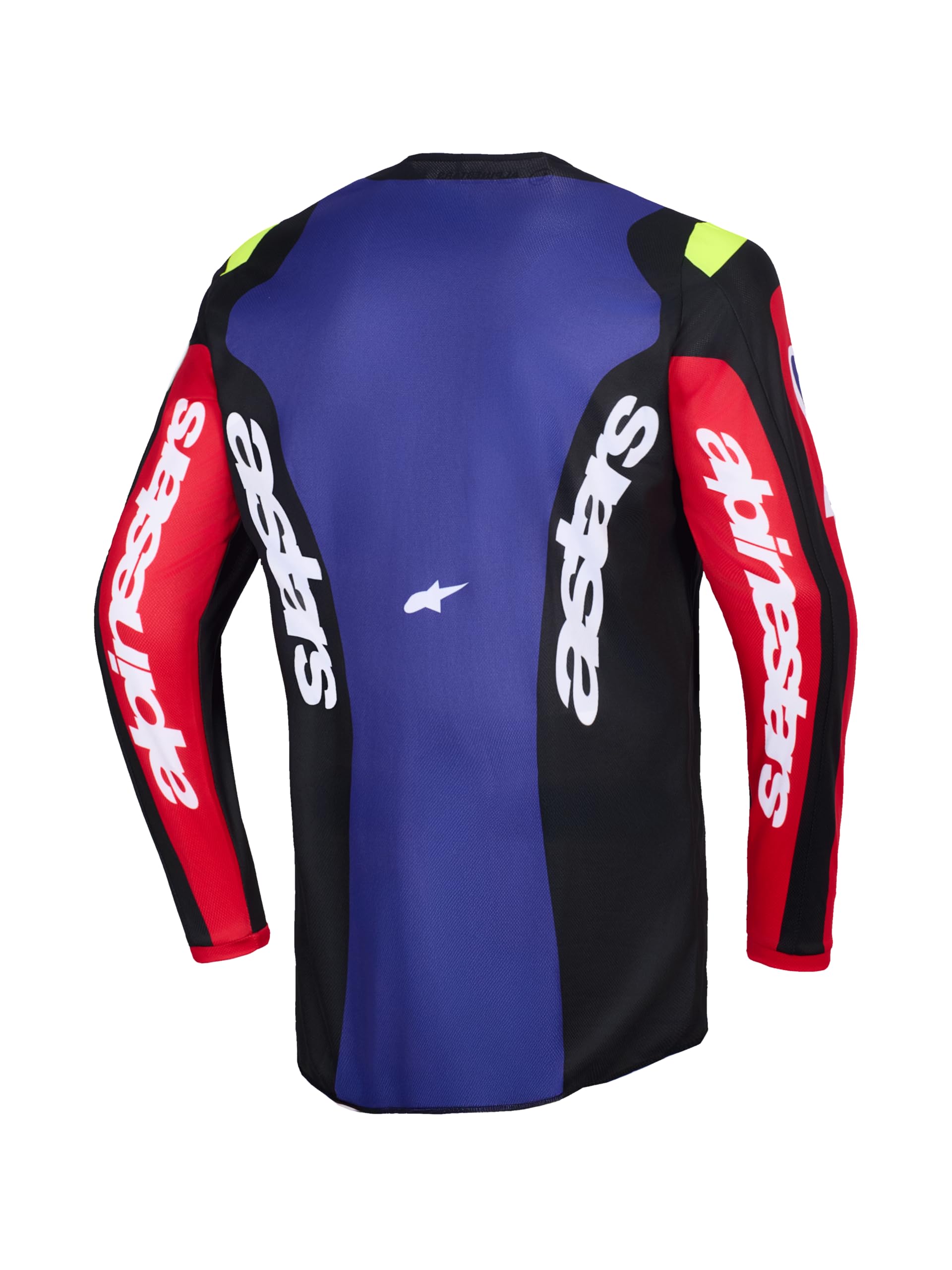 Alpinestars Fluid Grid Maglia da motocross, nero/rosso, M