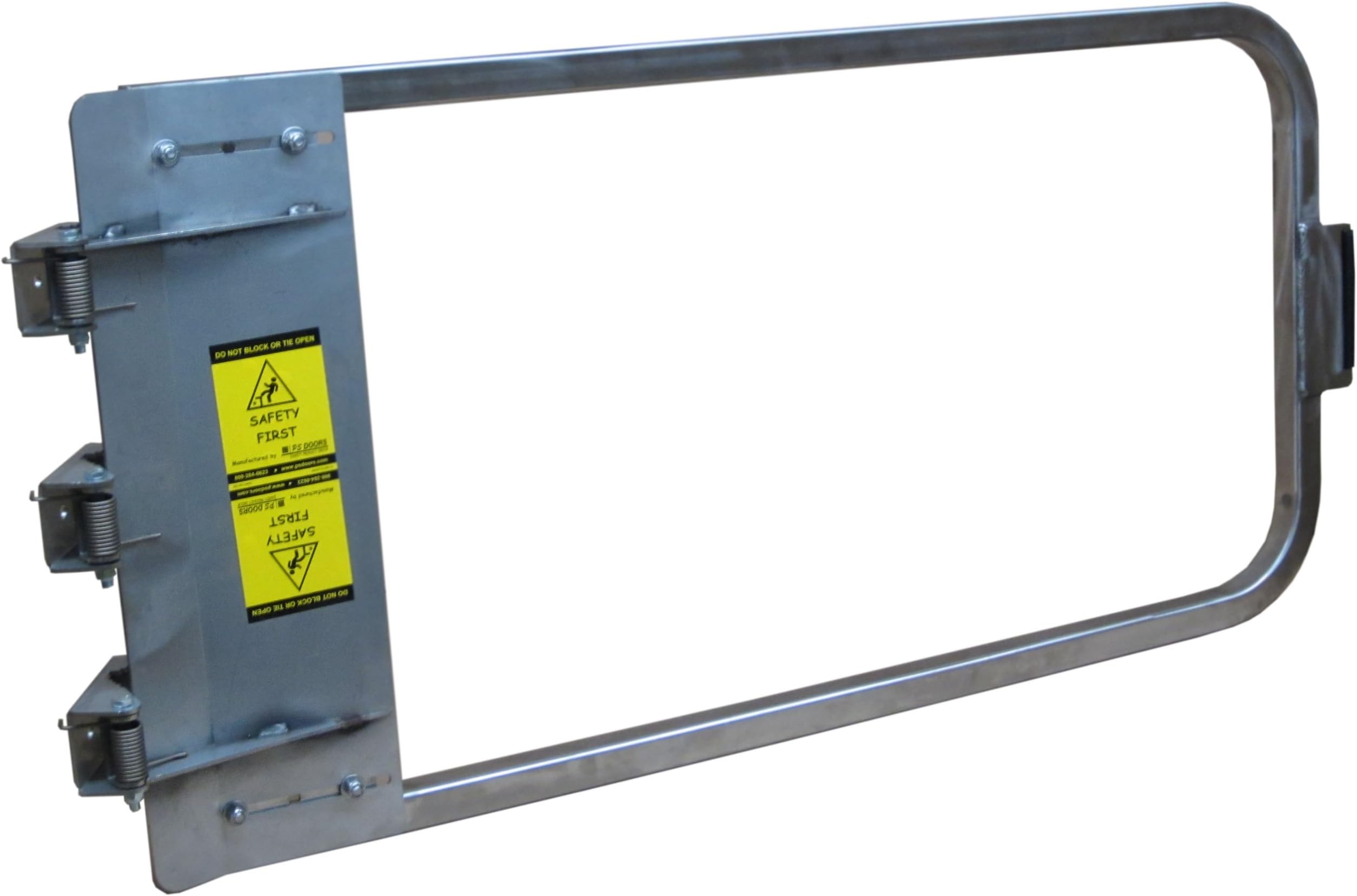 LSG-44-SS-SW Ladder Safety Gate Mild Carbon Steel, Stainless Steel Seal Welded, Fits Opening 42-3/4" to 46-1/2", Each