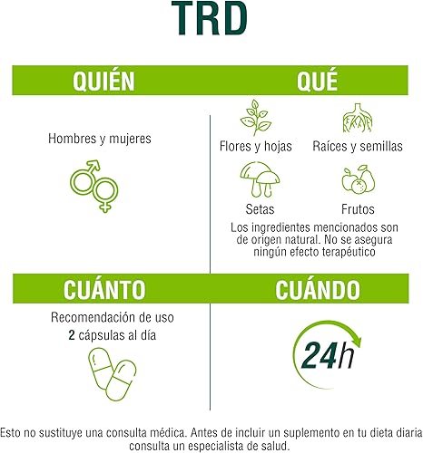 Miniatura 4 de ADAPTOHEAL Suplemento Adaptógeno para Hombre y Mujer - Vitex, Saw Palmetto, Astrágalus, YODO, Rodiola - Vegano, sin Gluten, sin OMG - 90 Cápsulas,