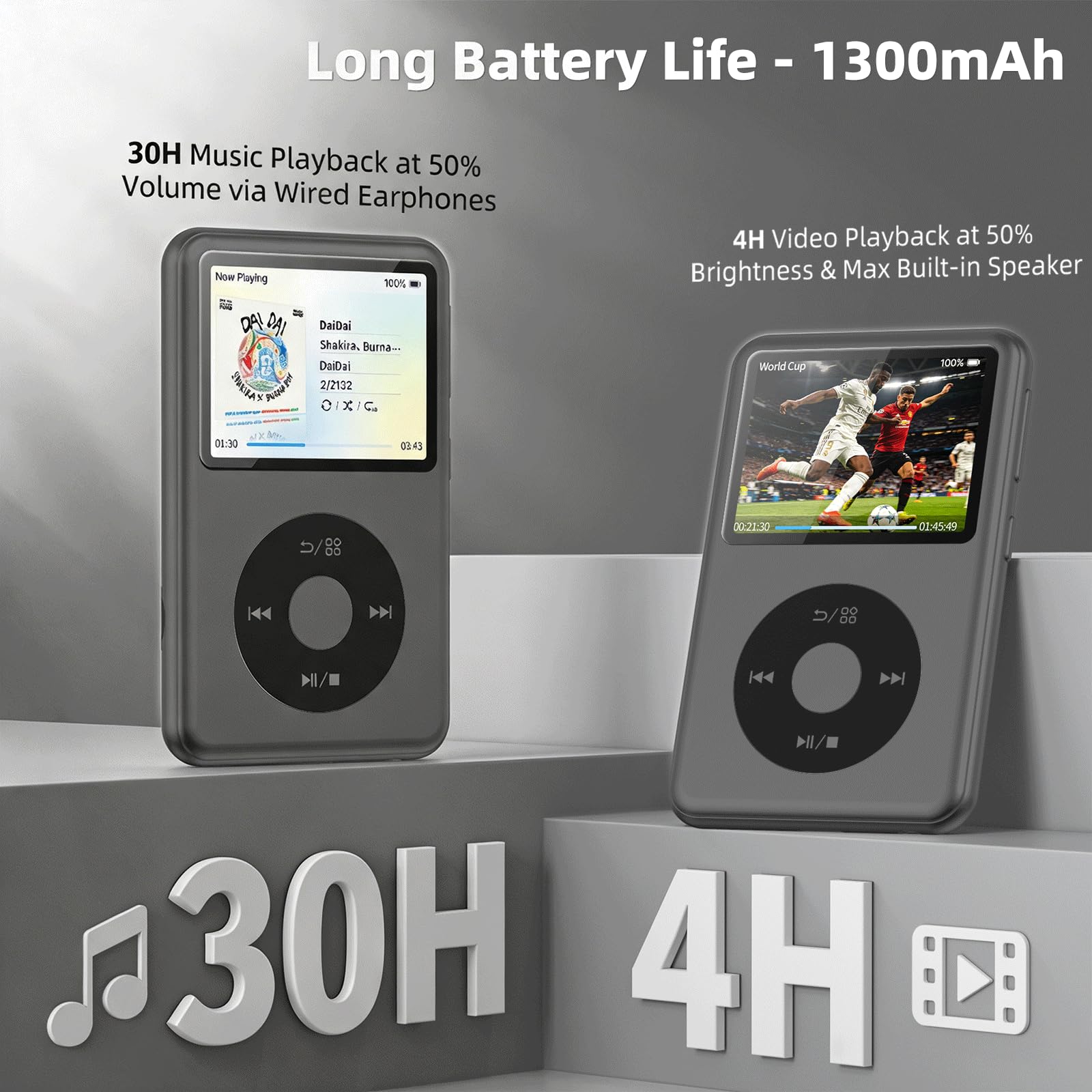 Amazon.com: Innioasis 64GB Y2 Mp3 Player with Bluetooth, Lossless