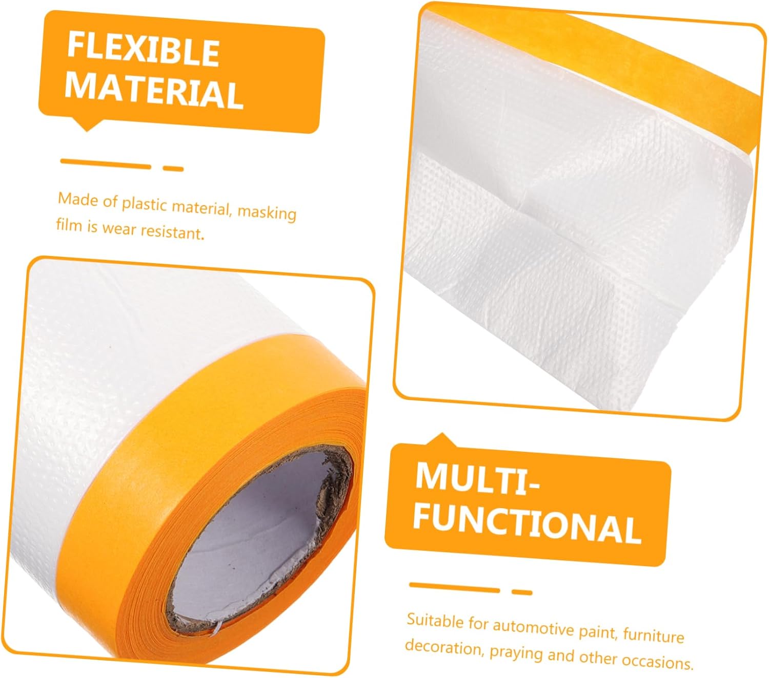 1 Roll Car Paint Protection Film 20 Meter Plastic Masking Film
