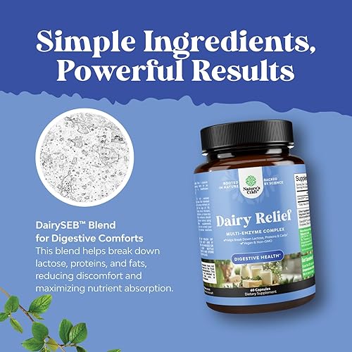 Miniatura 6 de Píldoras de intolerancia a la lactosa suministro para 60 días - Enzimas digestivas lácteas de acción rápida - Píldoras de alivio lácteos para la