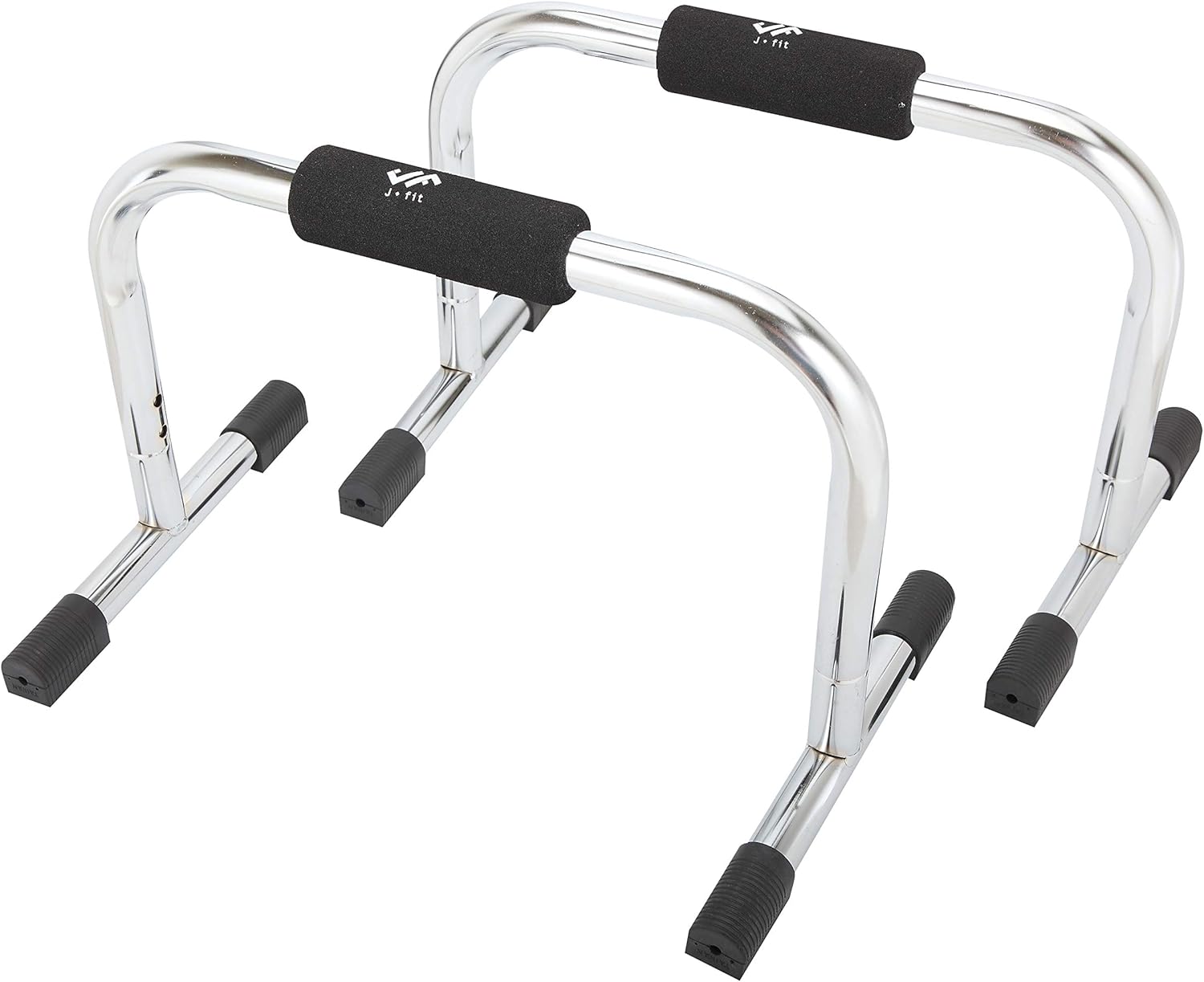 j/fit Tall 9″ Pro Push Up Bar Stand | Durable Metal Fitness Equipment and Padded Handles For Secure Grip Non Skid Feet Elevated Bar For Enhanced Push Ups, Great Range Of Motion and Protected Wrists : Push Up Stands : Sports & Outdoors
