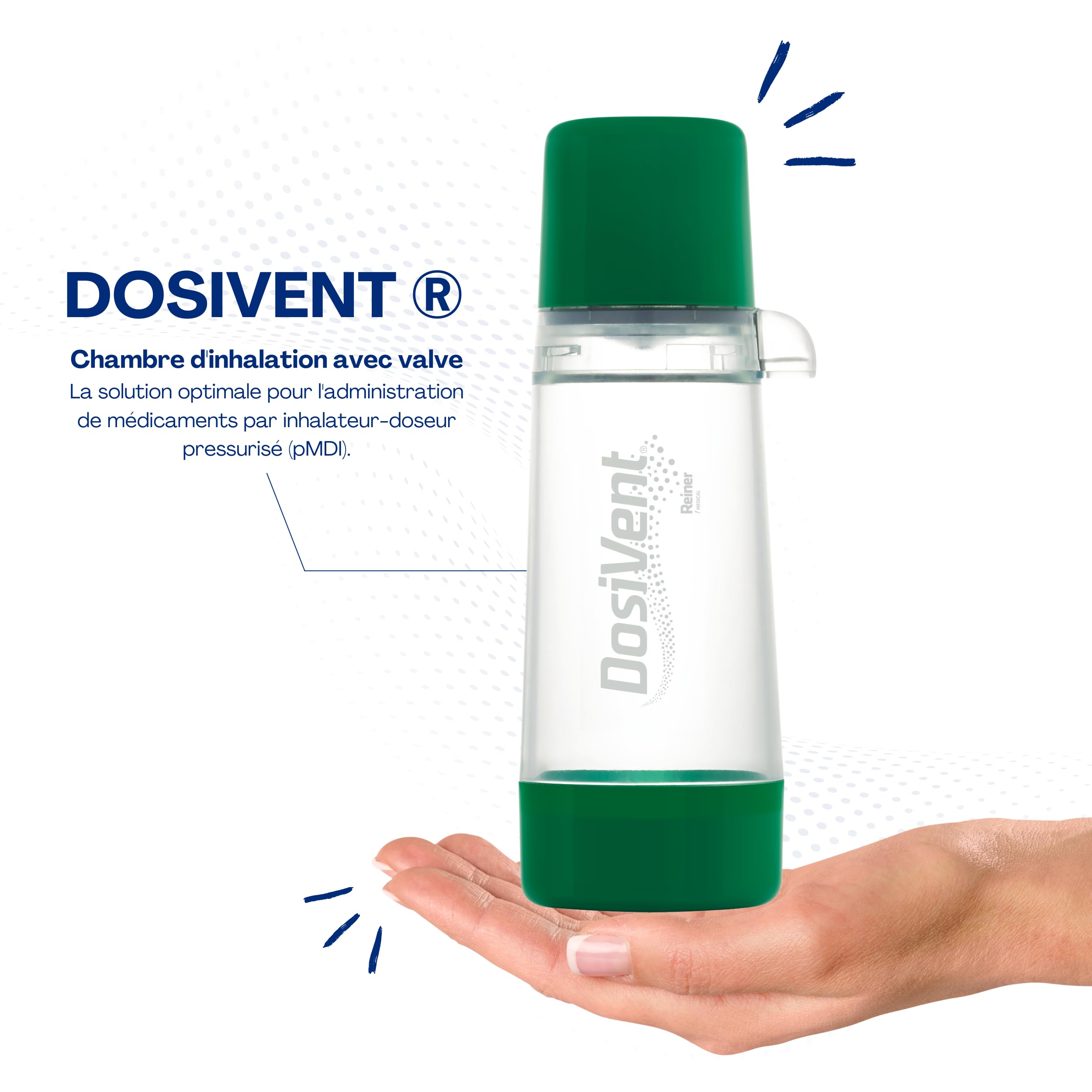 Appareil Inhalation Adulte | Inhalateur Nasal et Buccal Sans Masque Inhalation | Chambre D'Inhalateur Adulte Compatibilité Universelle | Facile à Nettoyer et Démonter | Sans DEHP