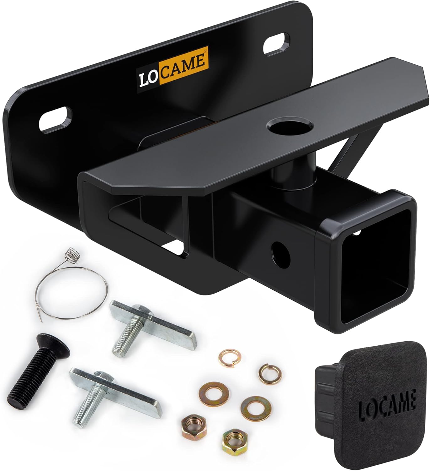 LOCAME 2 Inch Rear Trailer Hitch Receiver, Class 3 Trailer Hitch, Compatible with 2003-2018 Dodge Ram 1500, 2003-2013 Dodge Ram 2500 3500, 2019-2023 Ram 1500 Classic, LC0031