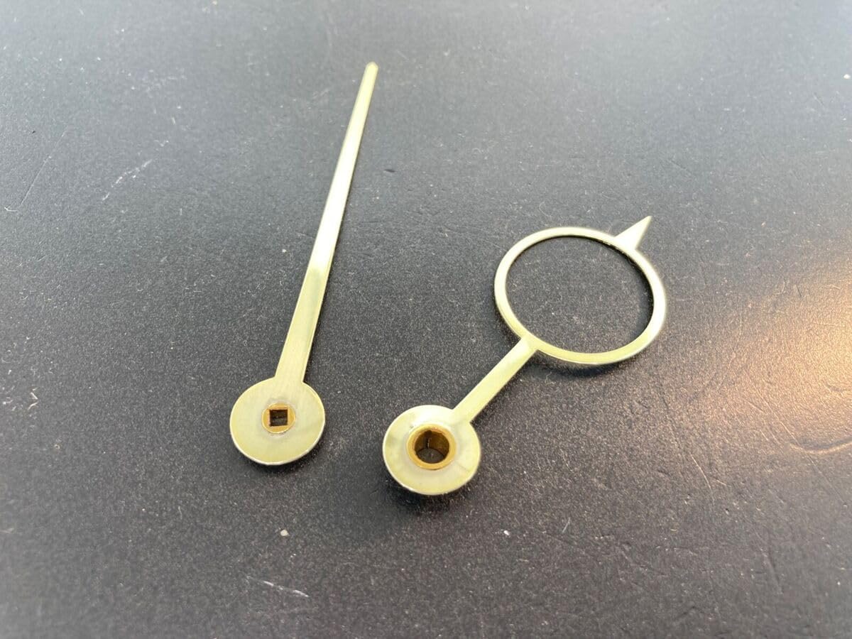 Replacement Part for Friedrich Mauthe Clock Hands for 6" Dial NOS DIY Clock Assembly Kit – Build Repair with Durable Parts and Precision Tools