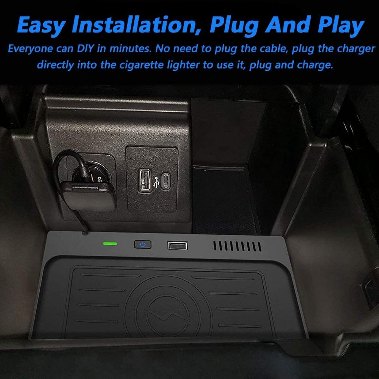 car wireless charger for f ord explorer base draadloos oplaadbordxltlimitedstplatinumlimited hybrid 2020 2021 with qc3 0 usb ports 10w fast wirel