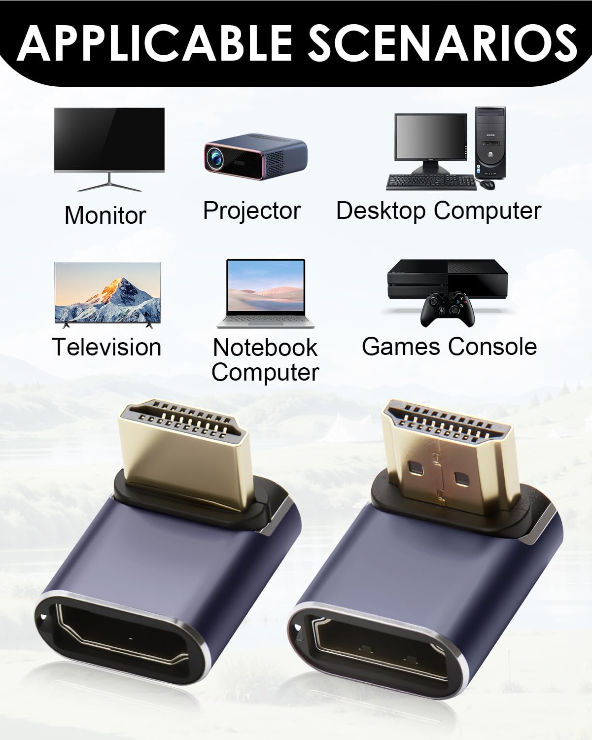 Adattatori HDMI Angolo Retto Adattatore HDMI Angolo Retto 90° E - Foto 9