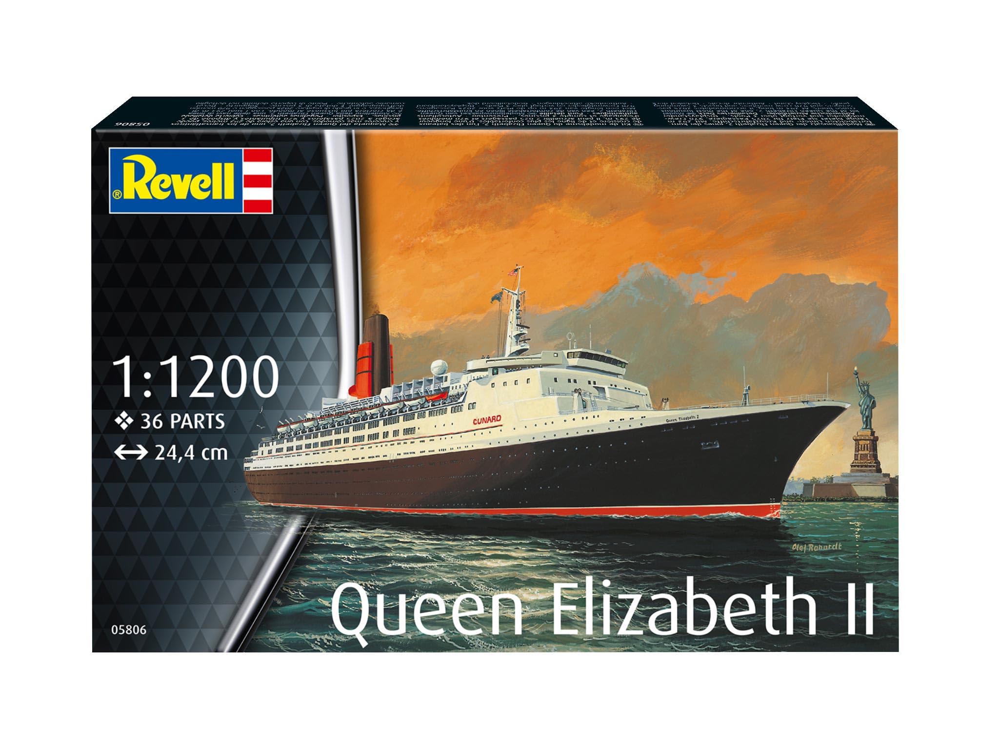 Image secondaire de Maquette de bateau Queen Elizabeth II à construire - Revell 1:200