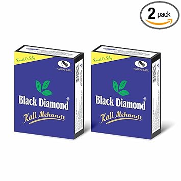 Black Diamond Kali Mehandi | Natural Black | Long Lasting Color | For Men & Women | Nourishing | Herbal Hair |
