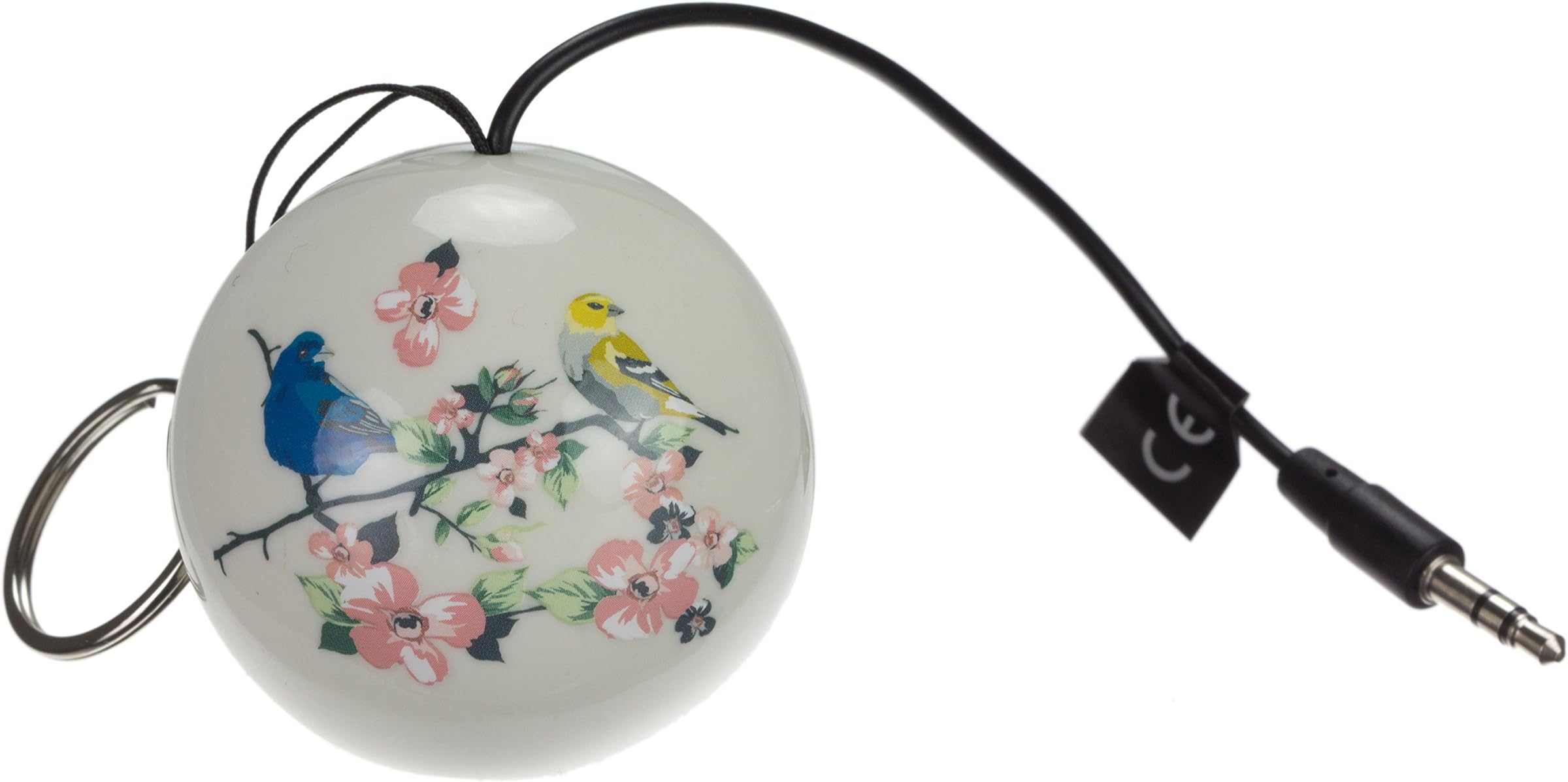 Gifting GIMBVB Mini Buddy Universal Small Bluetooth Portable Compact Speaker Compatible with iPod, iPhone, iPad, Tablets and Smartphone Devices - Vintage Birds