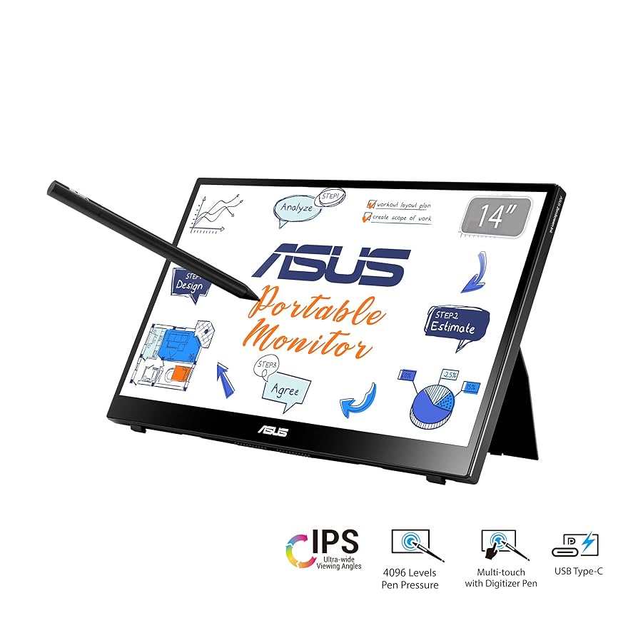 ASUS Zenscreen Ink MB14AHD Laptop Touchscreen 14 polegadas