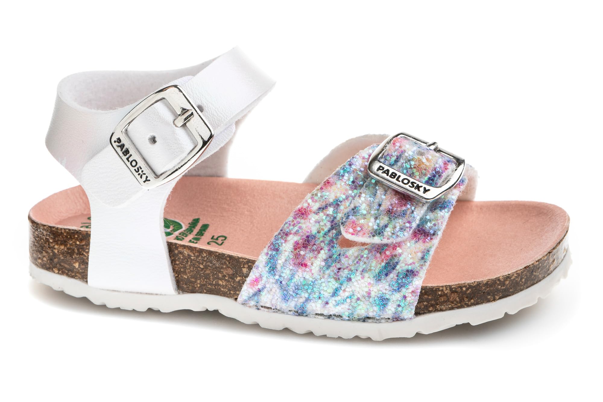 Pablosky Damen Weiß Bio 446907, Sandalen, 26 Eu Large
